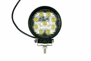 LED working headlights round 27 W, 1620 Lumen, wide - ALGEMA SHOP