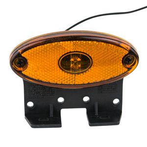 Luz de posición lateral naranja ovalada, LED (12V) - ALGEMA SHOP