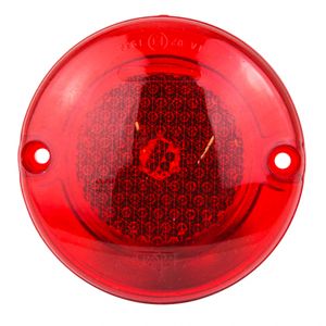Kulatý reflektor červený - ALGEMA SHOP