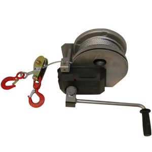 AL-KO 1201A manual cable winch with cable and pulley - ALGEMA SHOP
