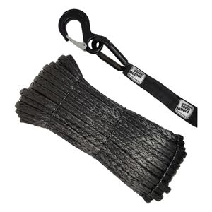 Winch rope black plastic 9mm x 20m - ALGEMA SHOP